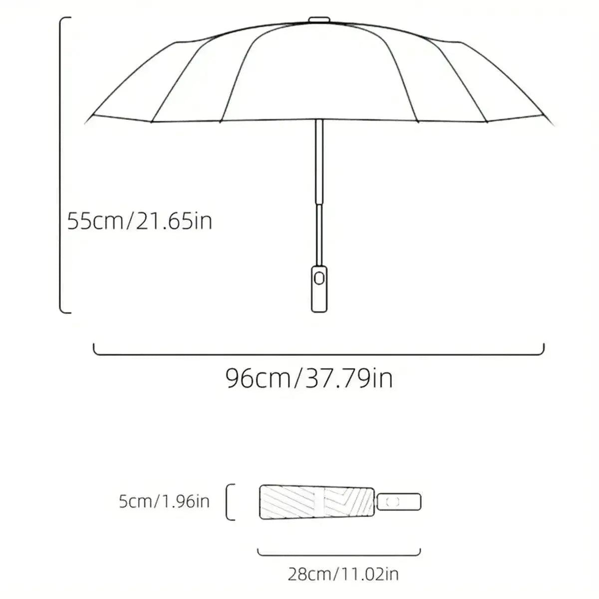  Durable Premium Folding Umbrella for All Weather - Toyland EU -  ToylandEU™