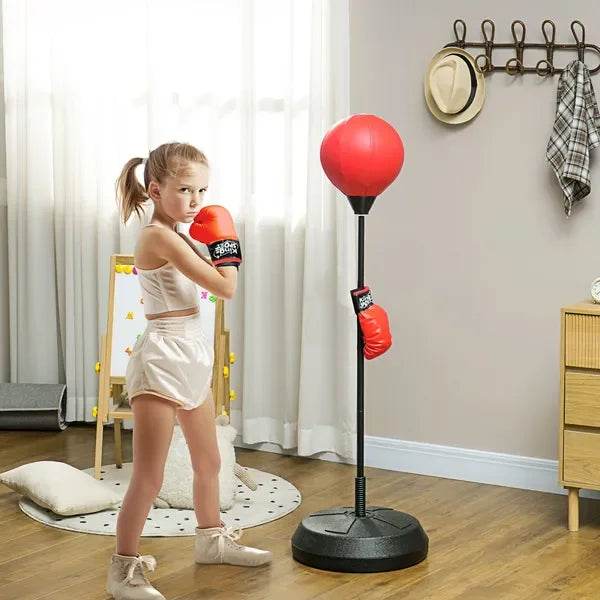 Durable Punching Bag Set With Stand And Gloves For Kids - ToylandEU