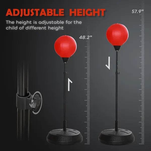 Durable Punching Bag Set With Stand And Gloves For Kids - ToylandEU