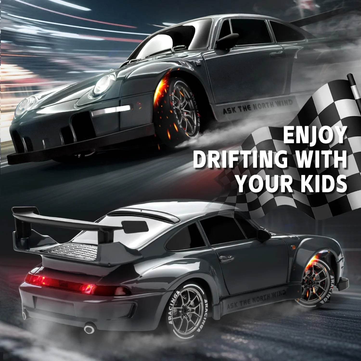 Durable RC Drift Car Dual Drifting Tires For Adults And Kids - ToylandEU