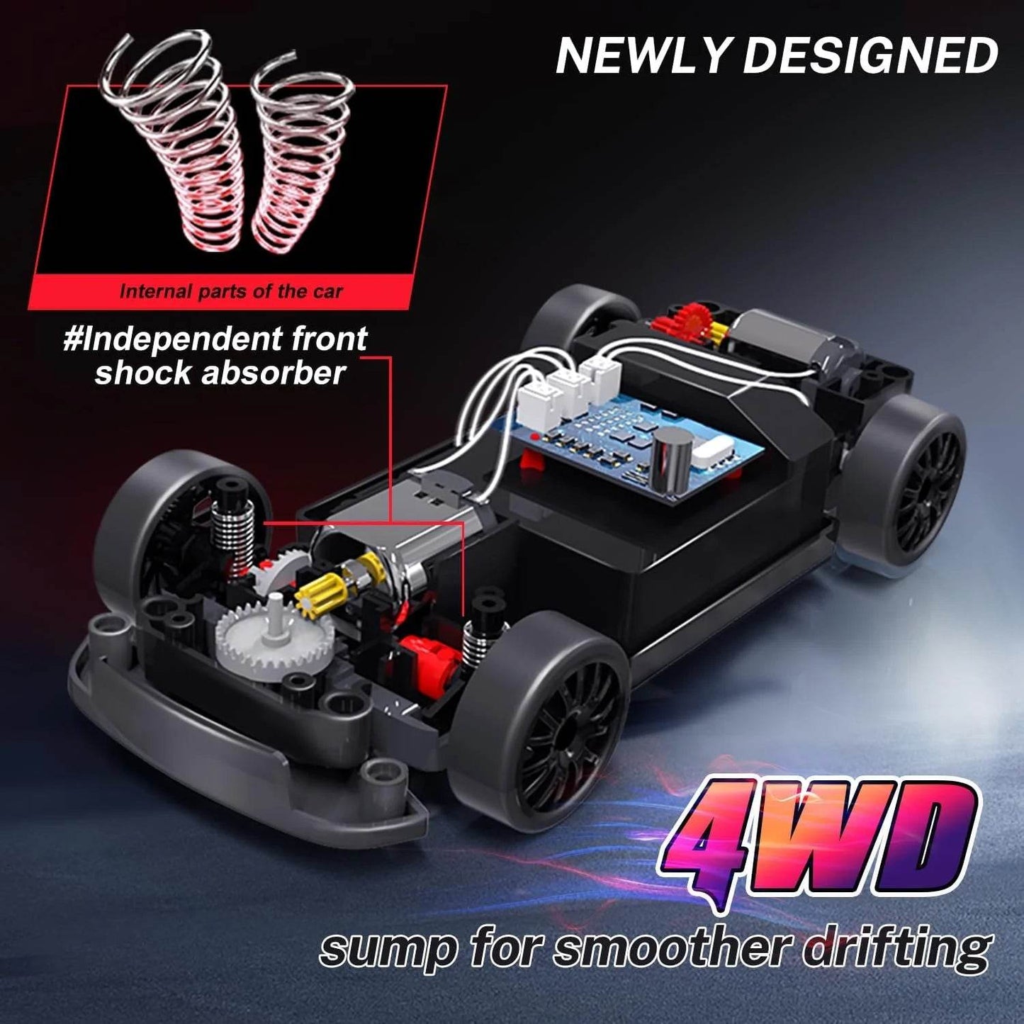 Durable RC Drift Car Dual Drifting Tires For Adults And Kids - ToylandEU
