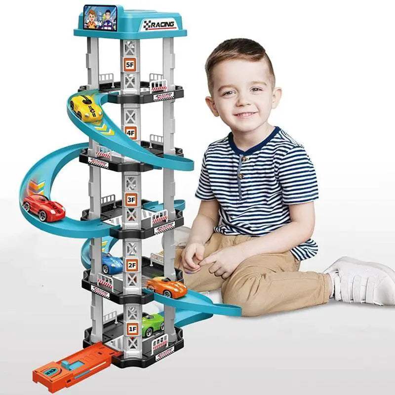  Durable Racing Car Toys 2in1 Gas Station Track Toyland EU -  ToylandEU™