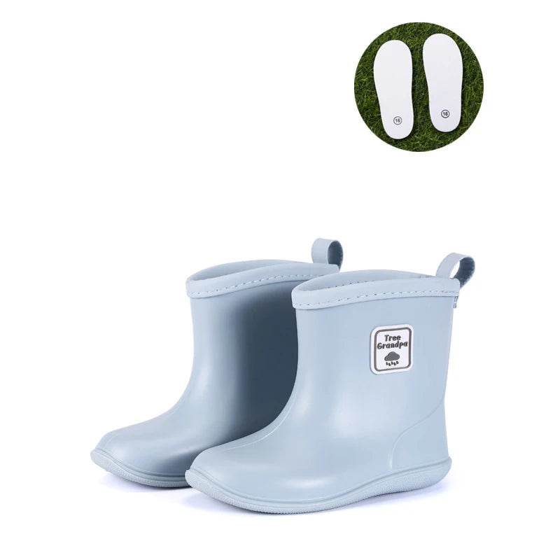 Durable Rain Boots Easy On Waterproof Unisex Toddler Shoes - ToylandEU