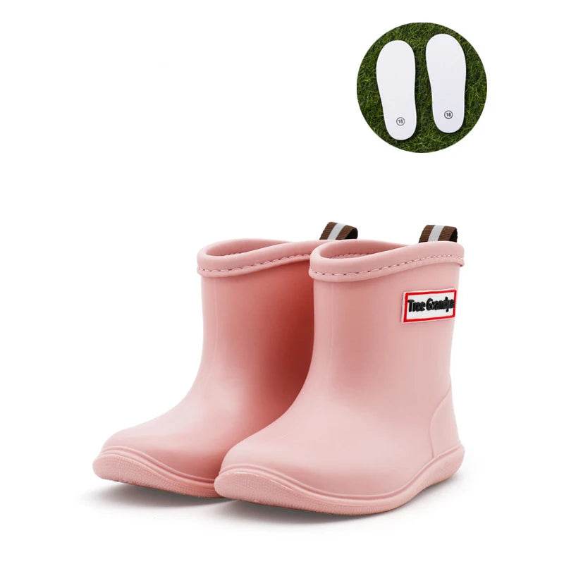 Durable Rain Boots Easy On Waterproof Unisex Toddler Shoes - ToylandEU