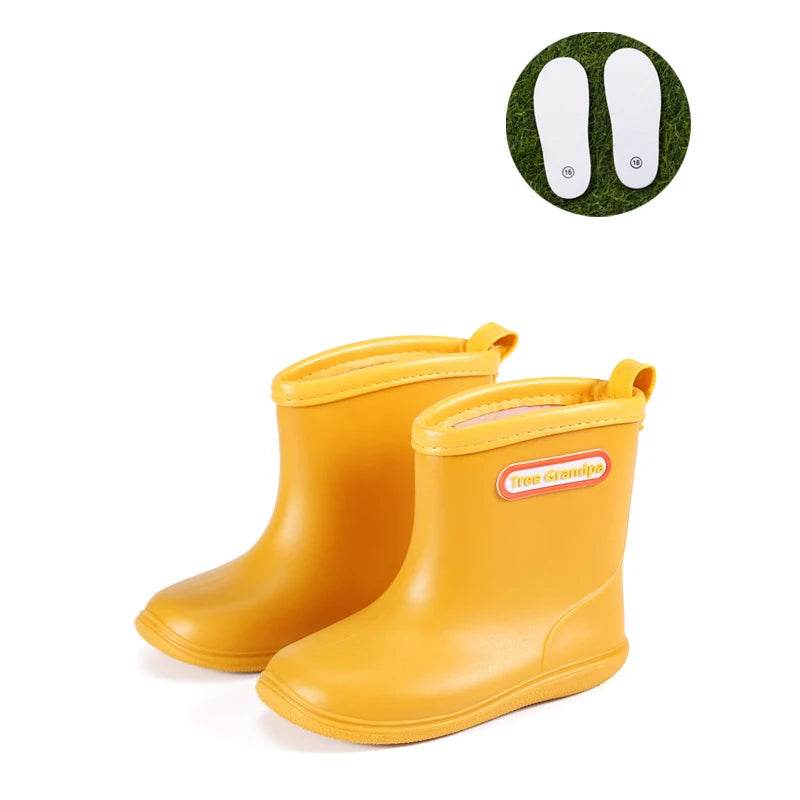 Durable Rain Boots Easy On Waterproof Unisex Toddler Shoes - ToylandEU