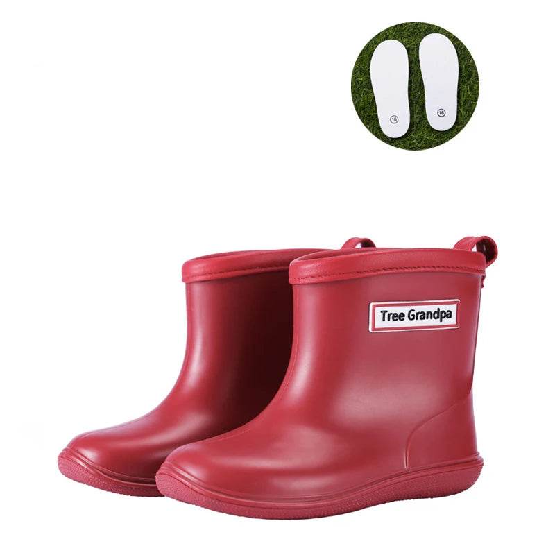 Durable Rain Boots Easy On Waterproof Unisex Toddler Shoes - ToylandEU