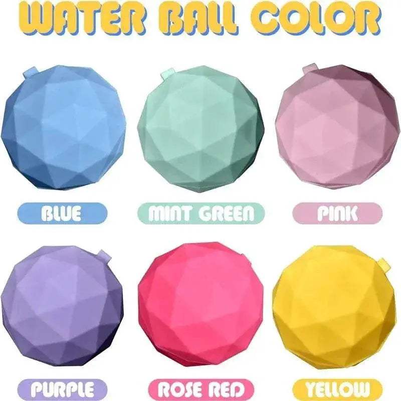 Durable Reusable Water Balloons Quick Fill Silicone Self Sealing Water Toys for Kids Summer Parties - ToylandEU