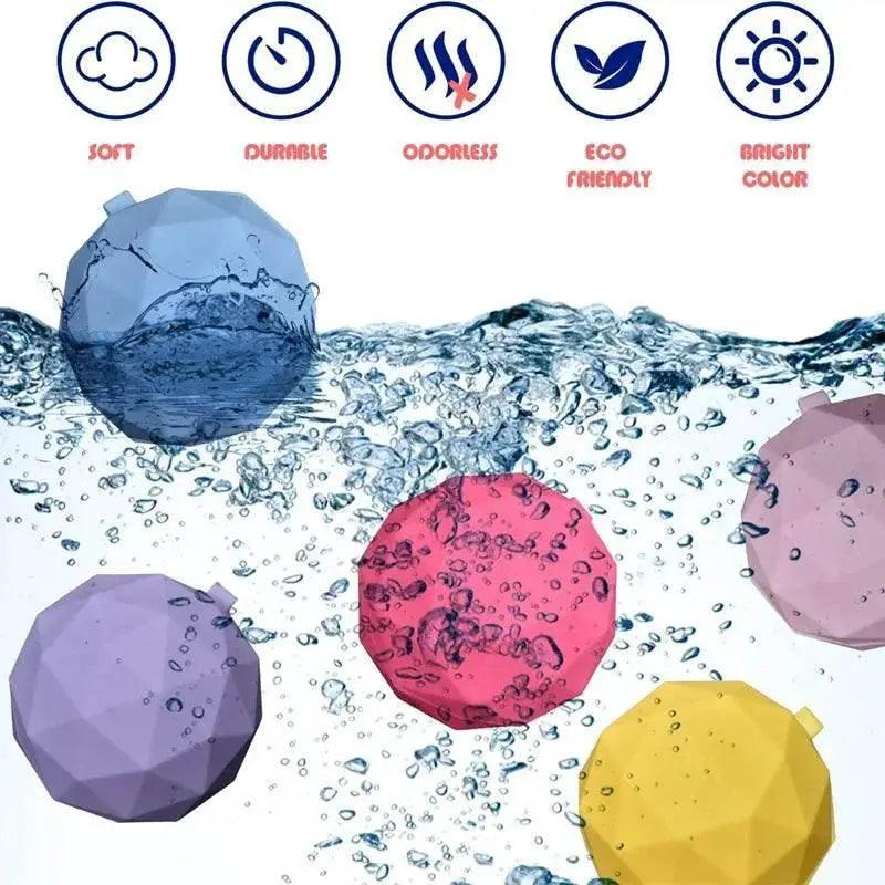  Durable Reusable Water Balloons Quick Fill Toys for Kids -  ToylandEU™