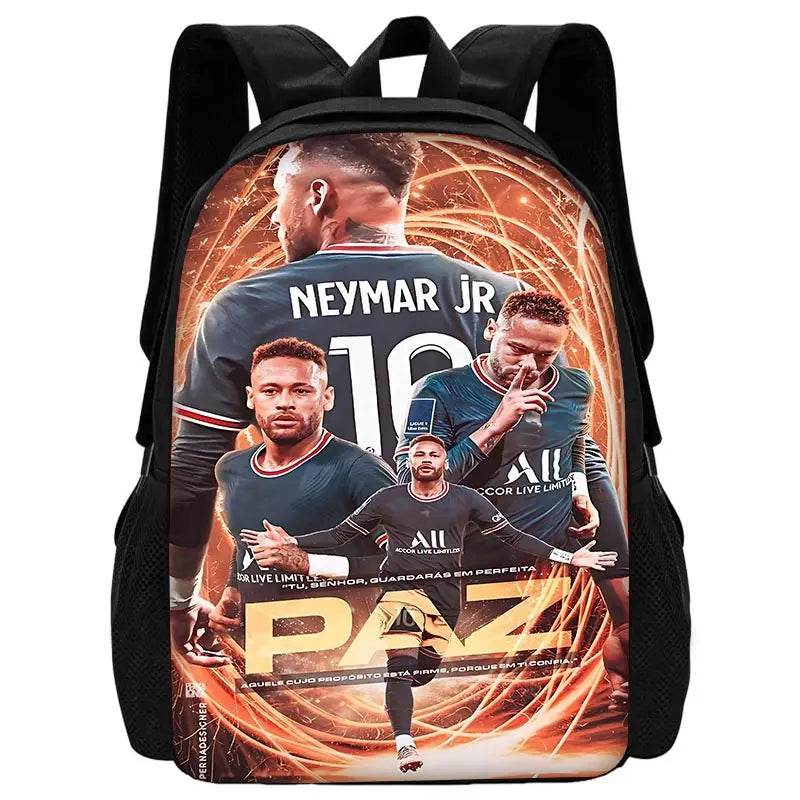 Durable School Backpack Football Themed With Lunch Bags And Pencil Bags For Boys And Girls - ToylandEU