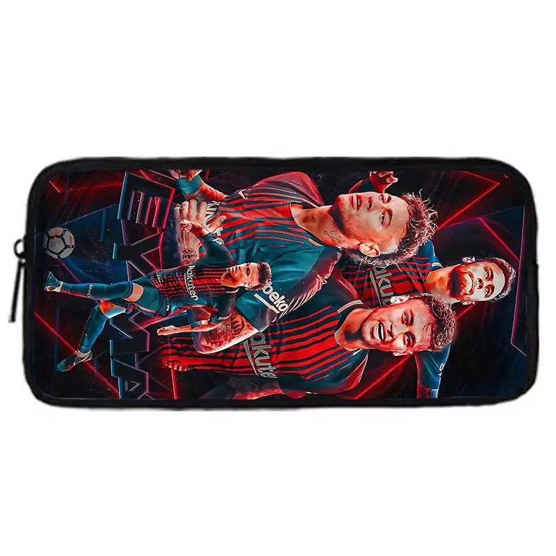 Durable School Backpack Football Themed With Lunch Bags And Pencil Bags For Boys And Girls - ToylandEU