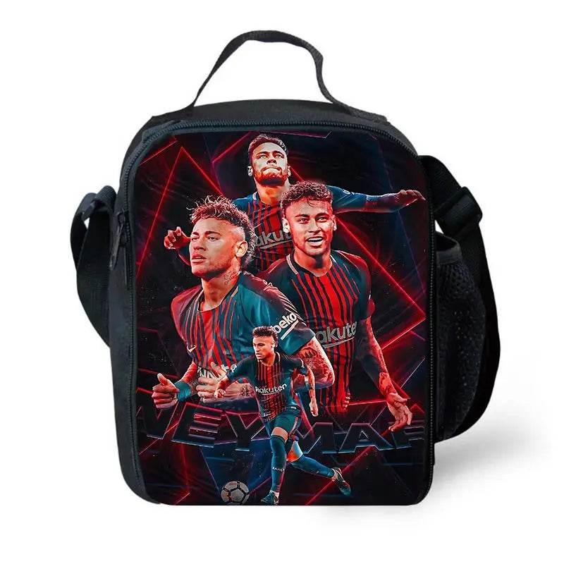 Durable School Backpack Football Themed With Lunch Bags And Pencil Bags For Boys And Girls - ToylandEU