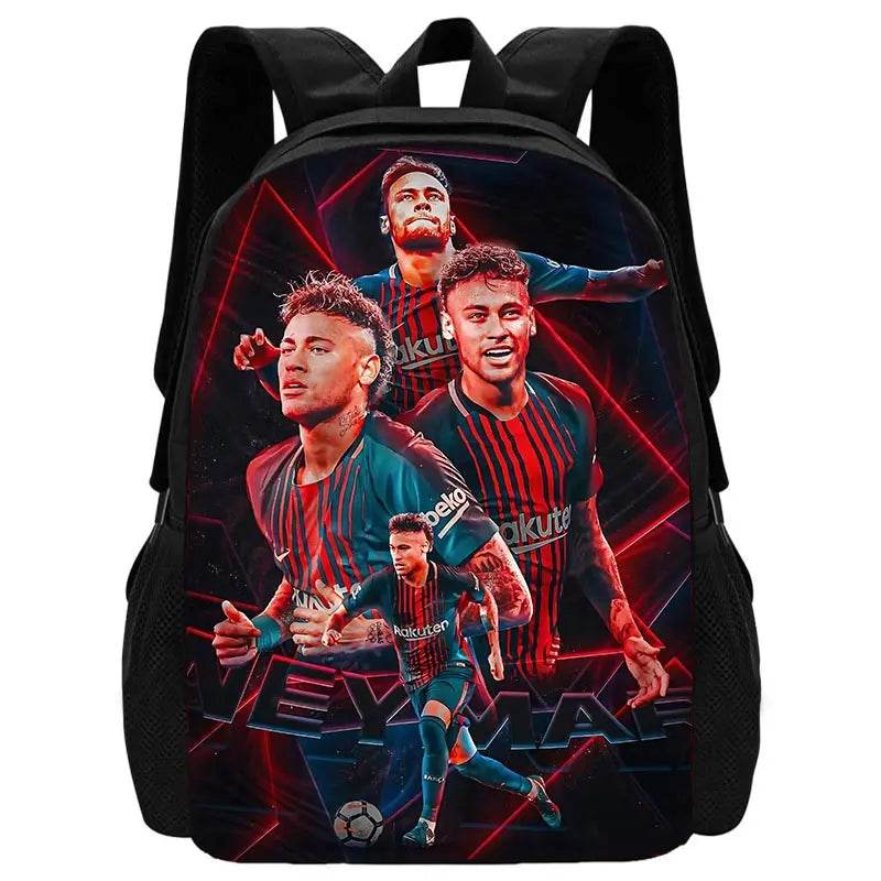 Durable School Backpack Football Themed With Lunch Bags And Pencil Bags For Boys And Girls - ToylandEU