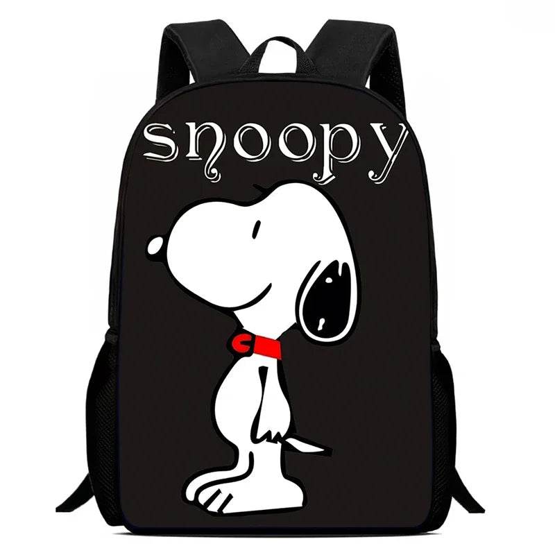 Durable School Backpack With Cartoon Snoopy For Kids - ToylandEU