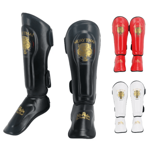 Durable Shin Guards With Thick PU Leather Padding For Kids - ToylandEU
