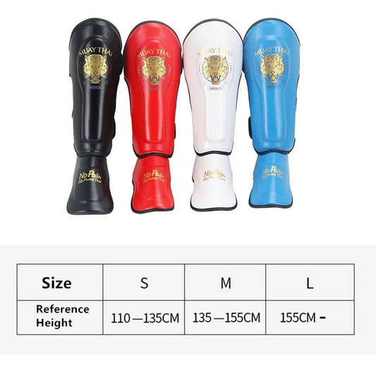 Durable Shin Guards With Thick PU Leather Padding For Kids - ToylandEU