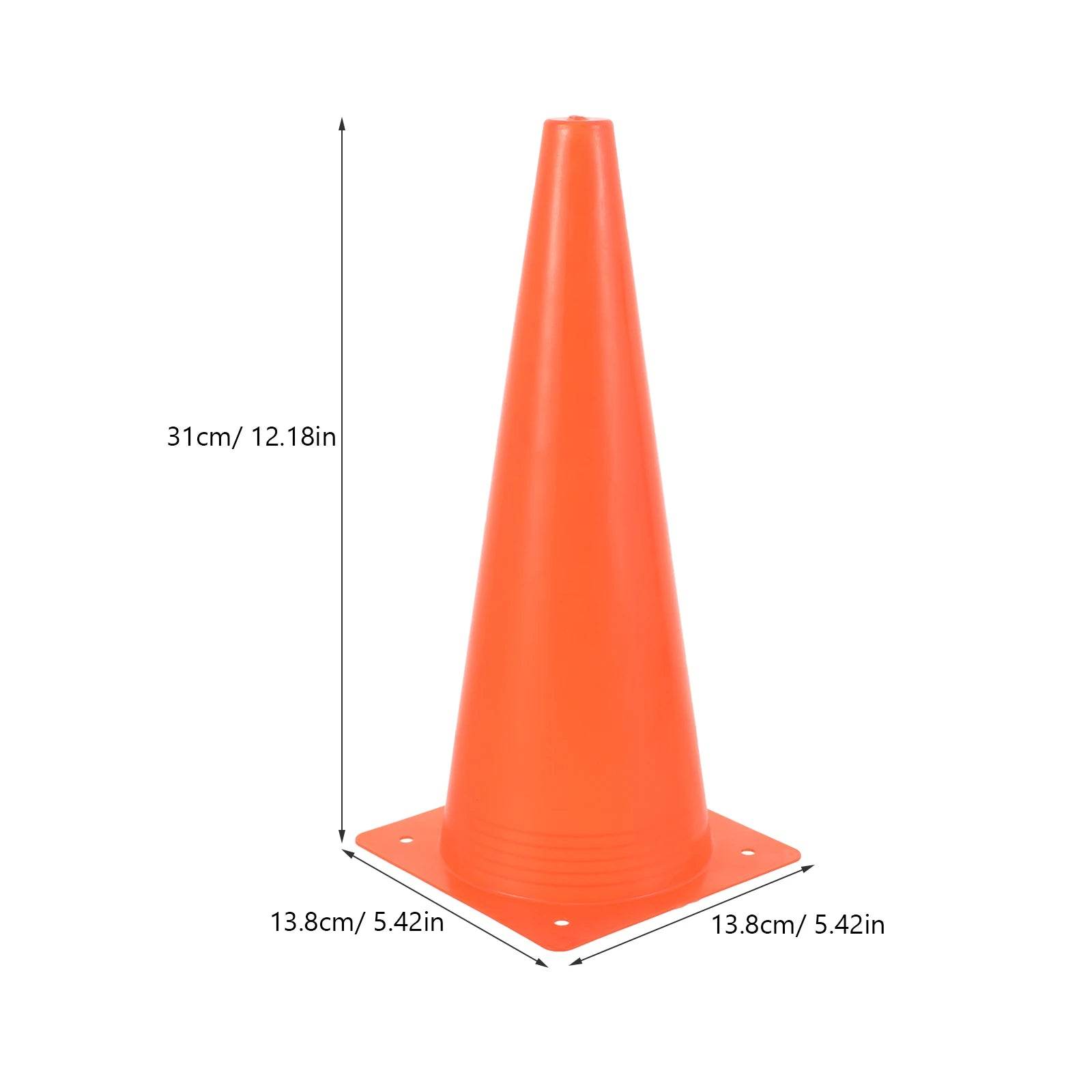 Durable Soccer Agility Cones 4 Piece Plastic Set For Soccer Drills - ToylandEU