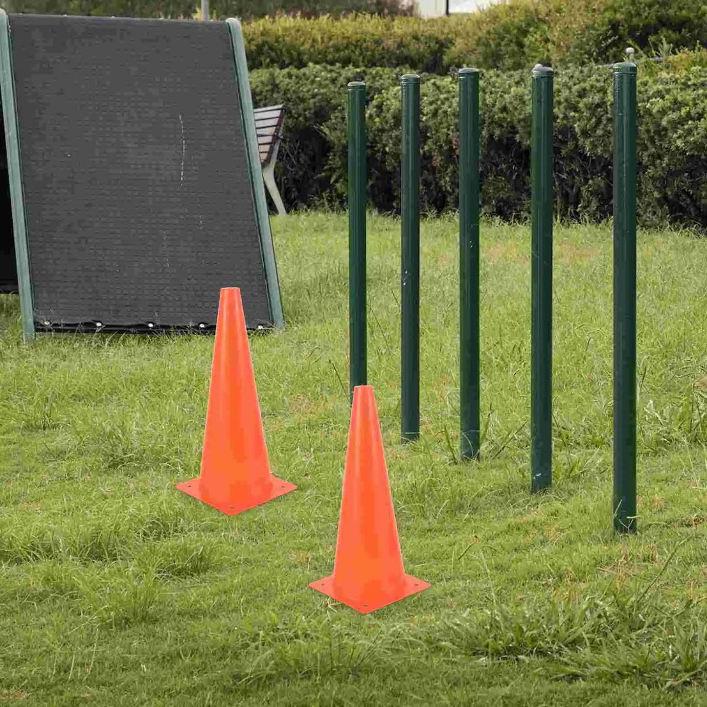 Durable Soccer Agility Cones 4 Piece Plastic Set For Soccer Drills - ToylandEU