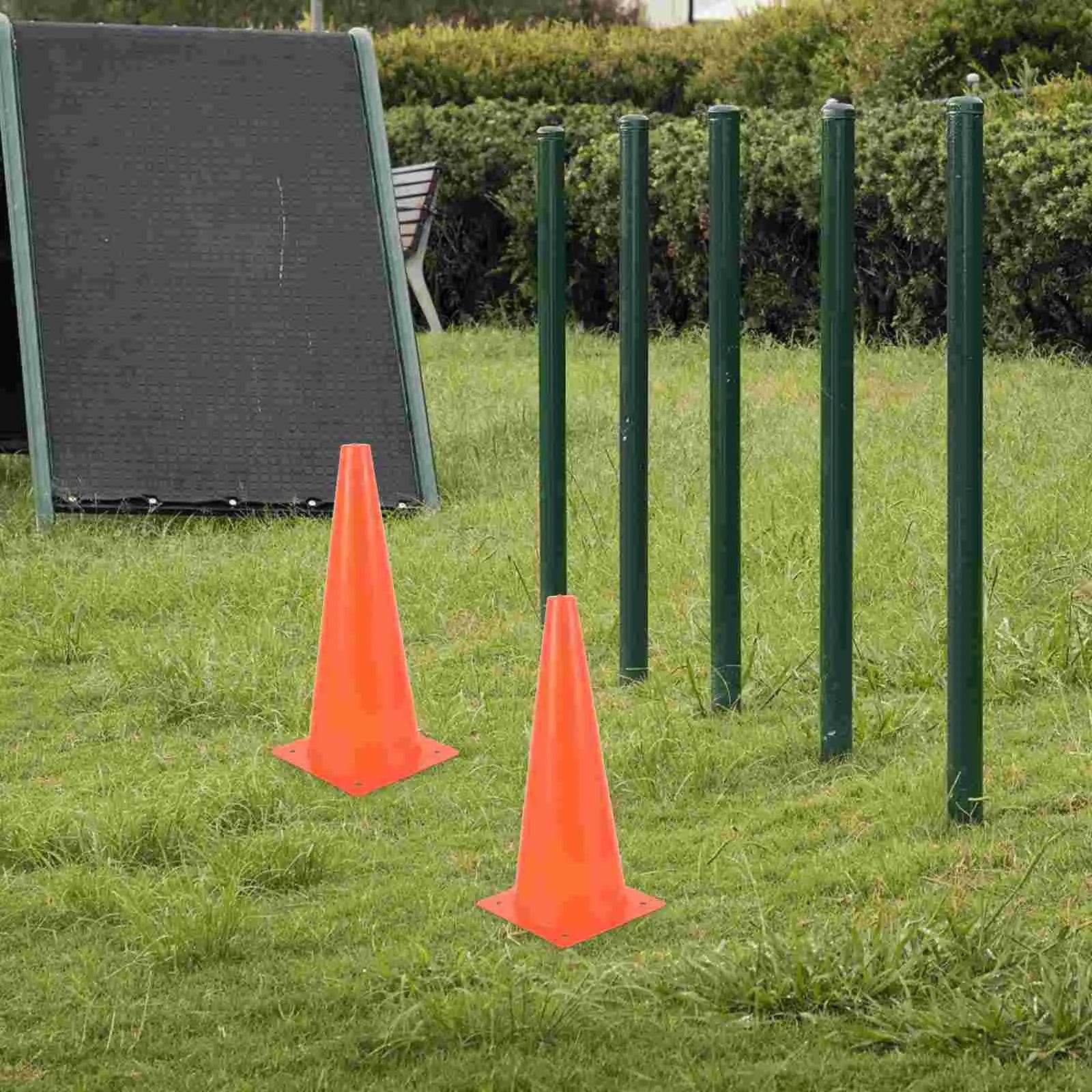 Durable Soccer Agility Cones 4 Piece Plastic Set For Soccer Drills - ToylandEU