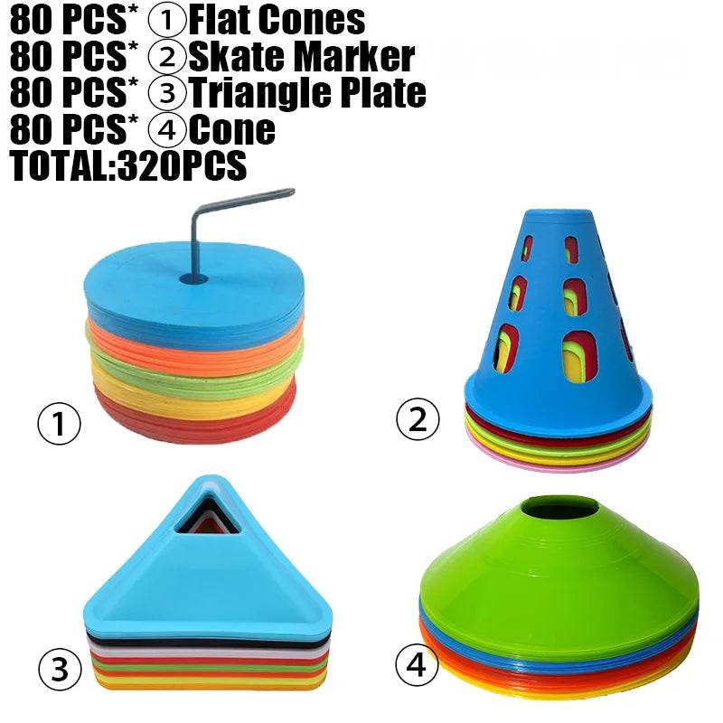 Durable Soccer Agility Cones Marker Disc For Kids Training - ToylandEU