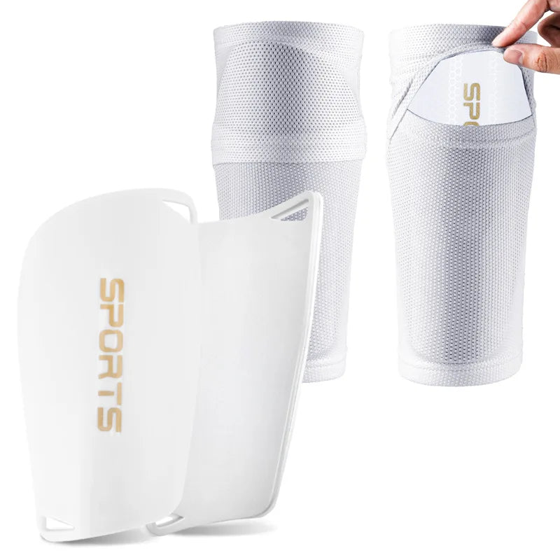 Durable Soccer Shin Guards Cushioned Sleeves For All Ages - ToylandEU