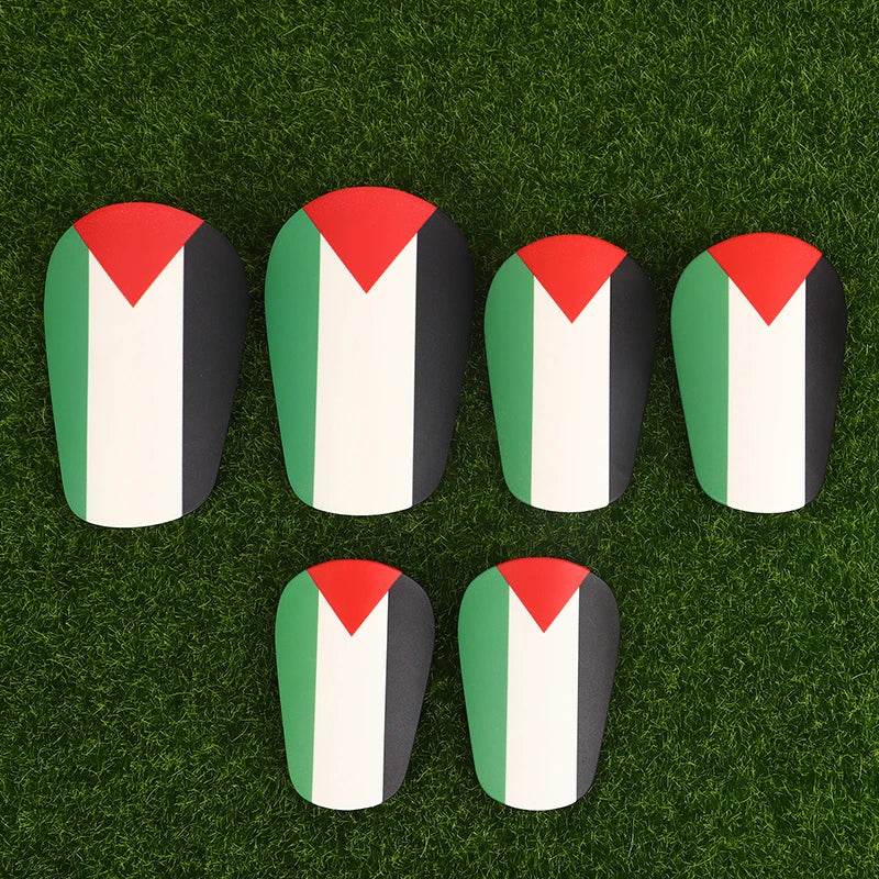 Durable Soccer Shin Guards Palestine Flag Design For All - ToylandEU