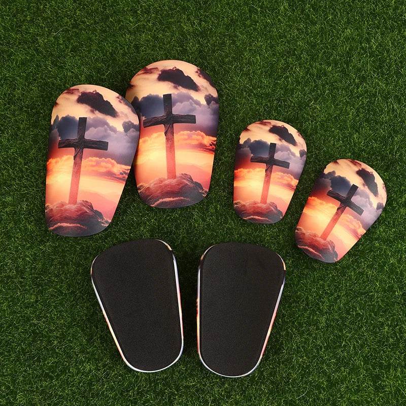 Durable Soccer Shin Guards Shock Absorbing Kids And Adults - ToylandEU