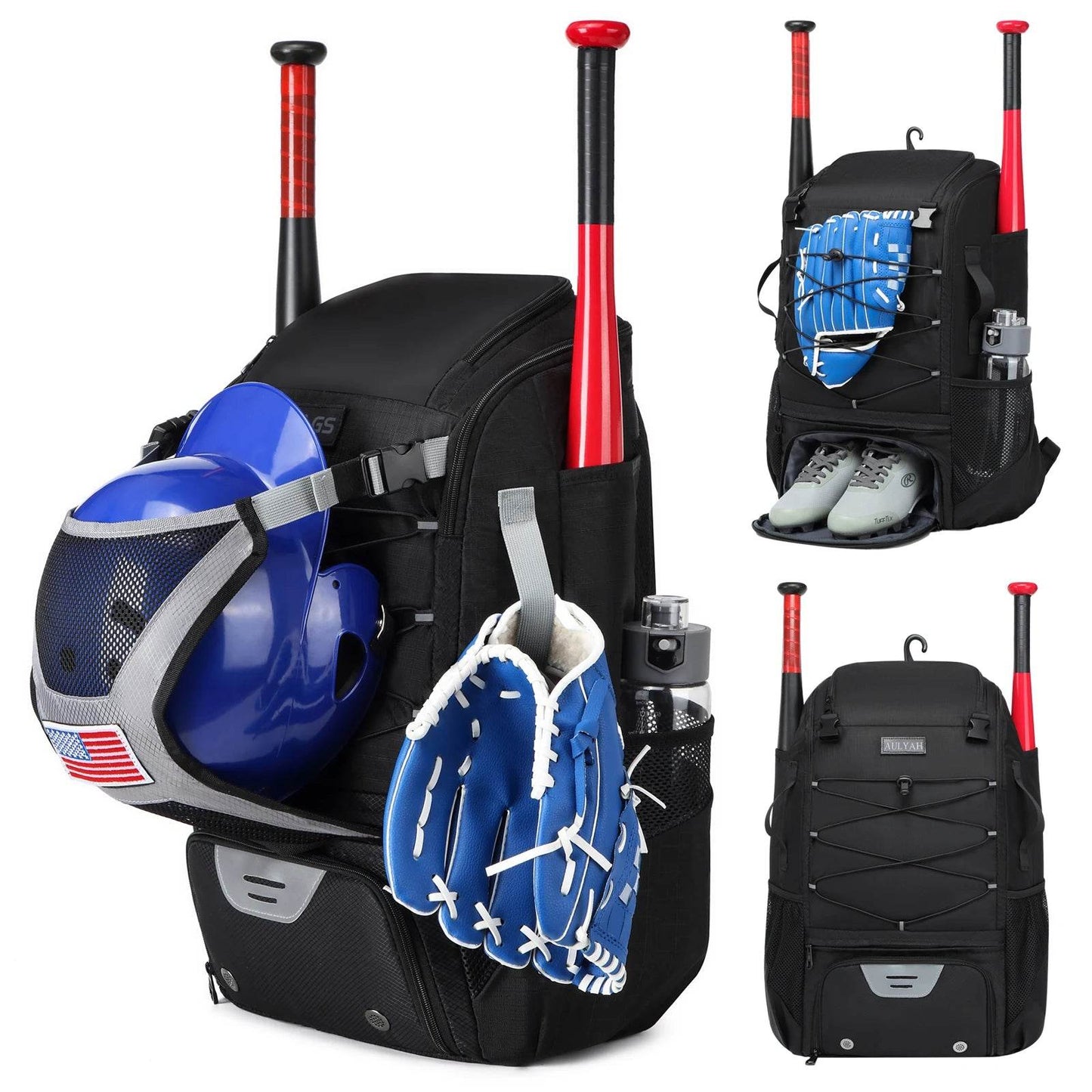 Durable Softball Backpack With Shoe Compartment For Youth - ToylandEU
