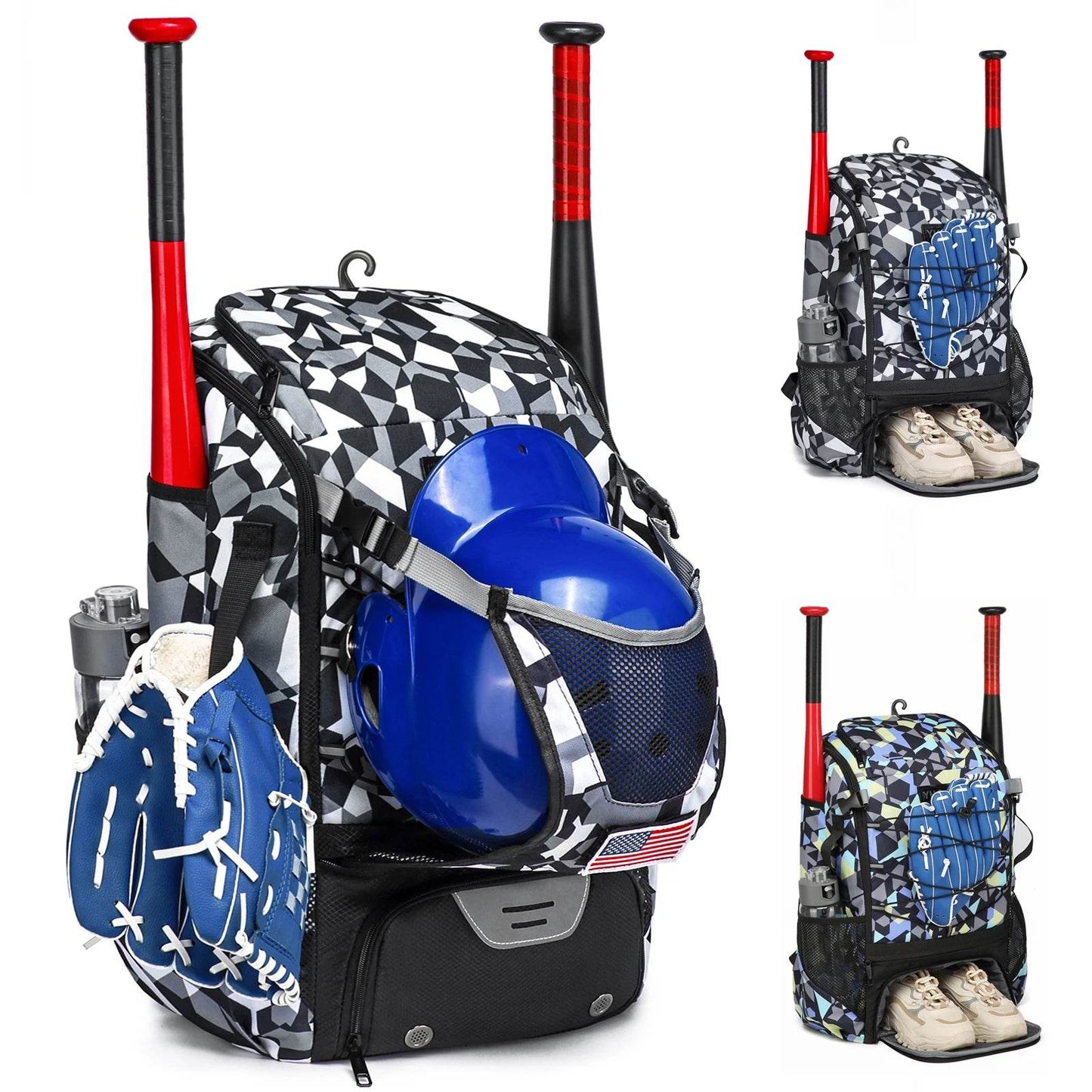 Durable Softball Backpack With Shoe Compartment For Youth - ToylandEU