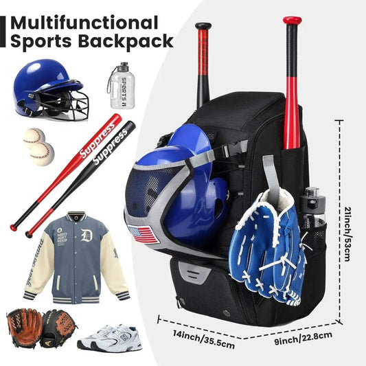  Durable Softball Backpack With Shoe Pocket Toyland EU -  ToylandEU™