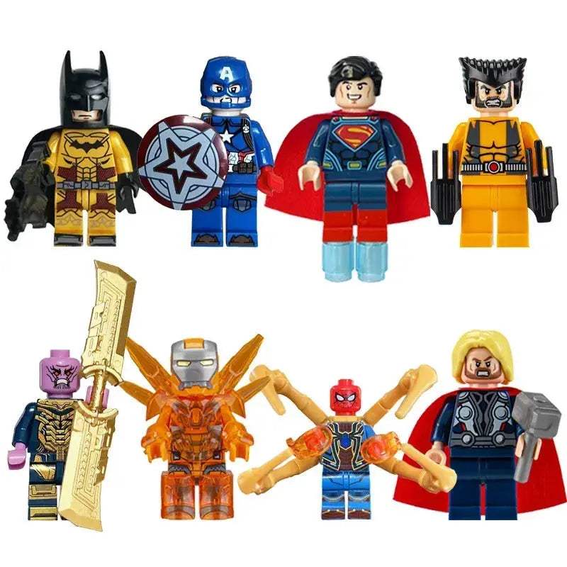 Durable Superhero Action Figures Set For Kids Unisex - ToylandEU