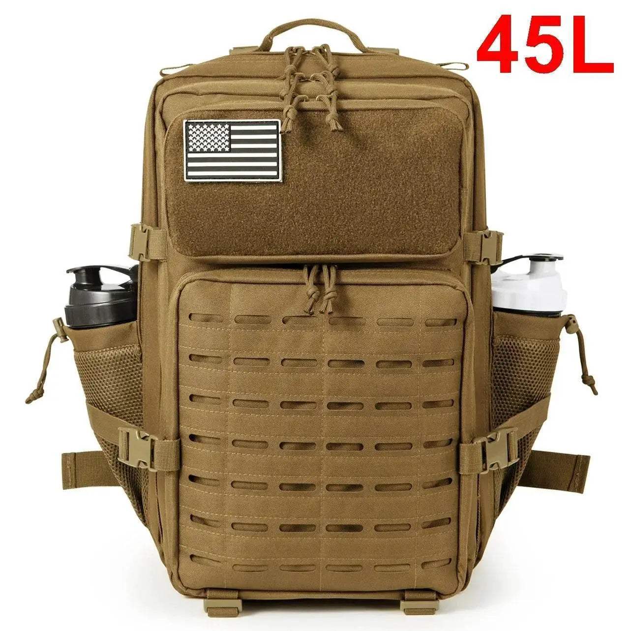 Durable Tactical Backpack With Bottle Holder For Outdoor - ToylandEU