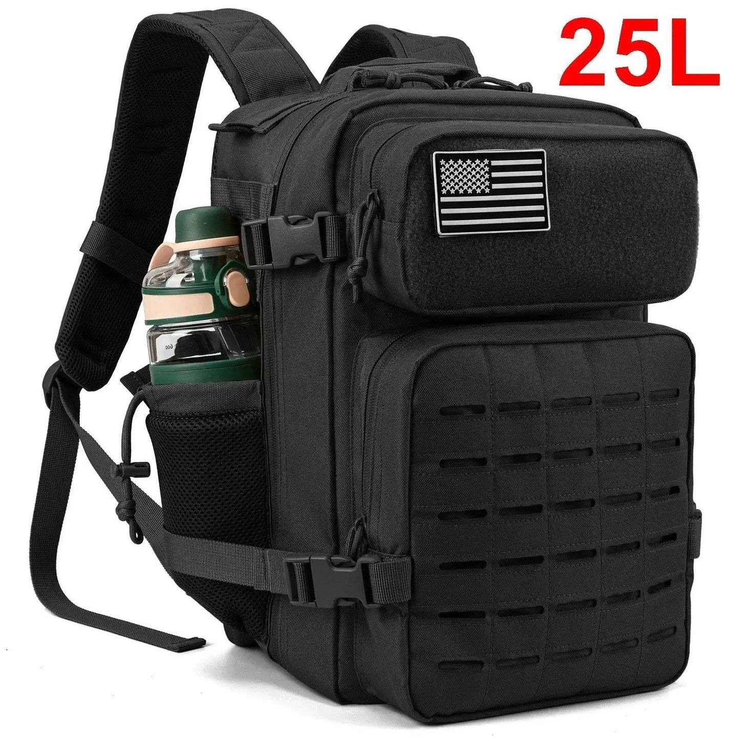 Durable Tactical Backpack With Bottle Holder For Outdoor - ToylandEU