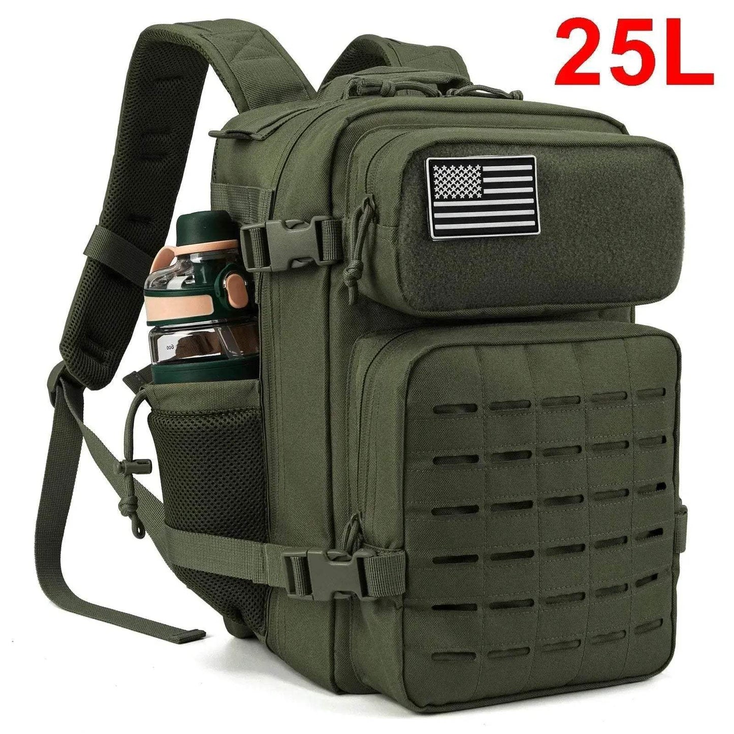 Durable Tactical Backpack With Bottle Holder For Outdoor - ToylandEU