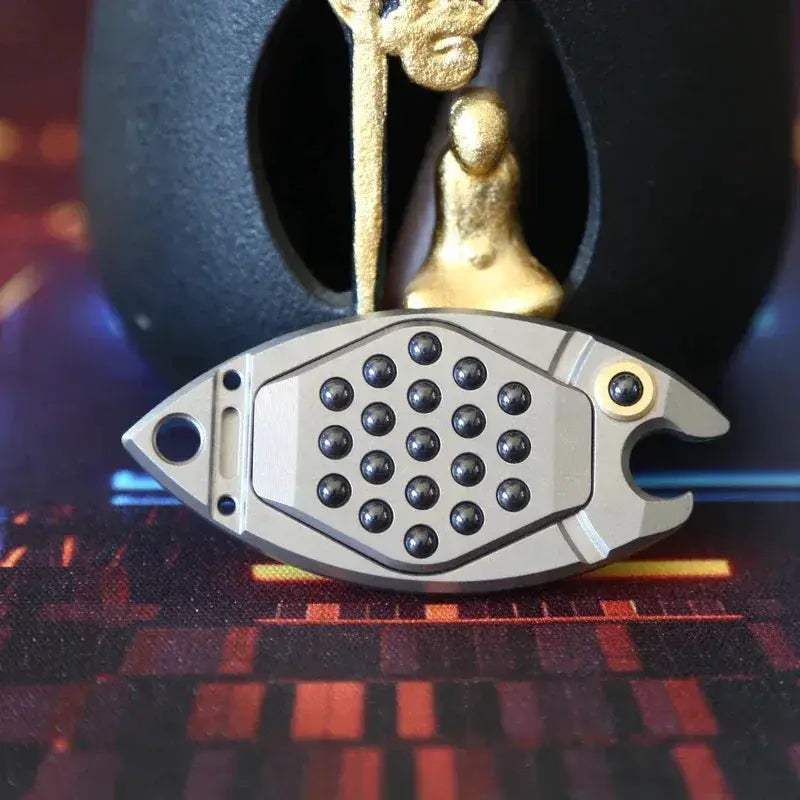 Durable Titanium Alloy Fidget Toy Keychain Bottle Opener For Adults - ToylandEU
