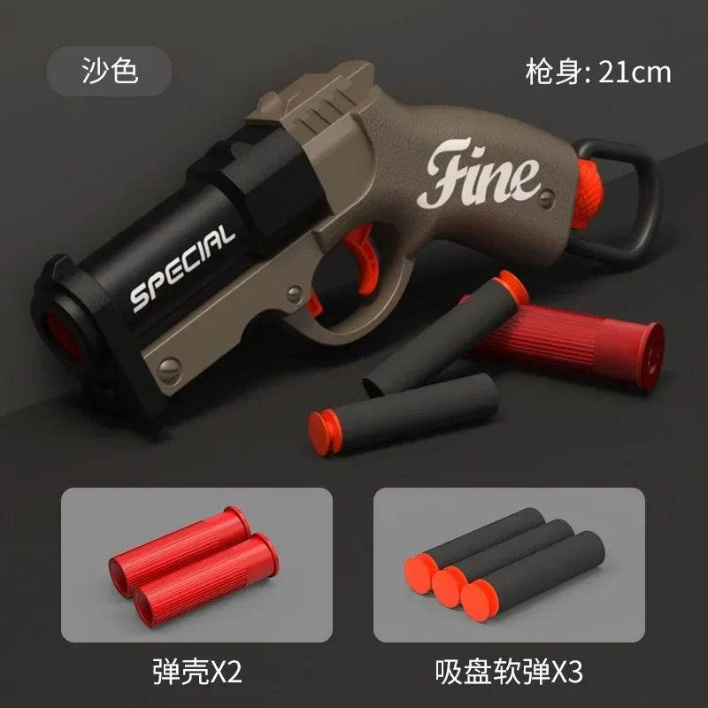 Durable Toy Pistol Soft Bullet Airsoft Launcher For Boys - ToylandEU