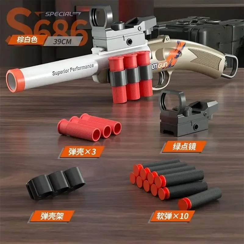 Durable Toy Pistol Soft Bullet Airsoft Launcher For Boys - ToylandEU
