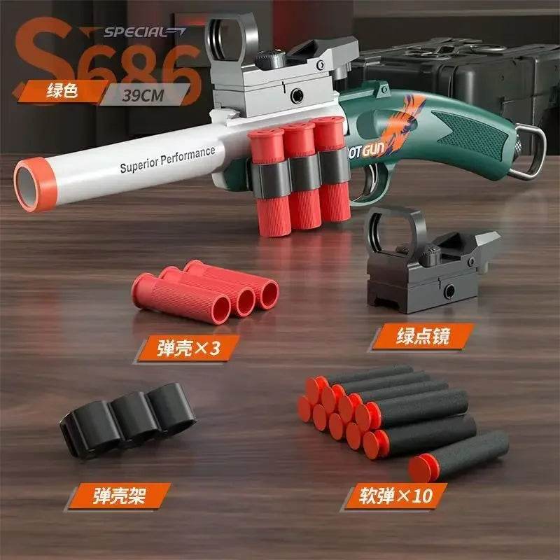 Durable Toy Pistol Soft Bullet Airsoft Launcher For Boys - ToylandEU