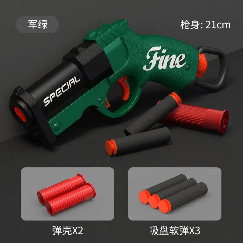 Durable Toy Pistol Soft Bullet Airsoft Launcher For Boys - ToylandEU