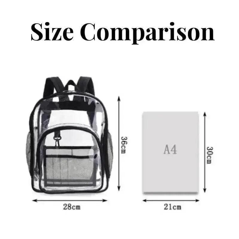  Durable Transparent Backpack 30L School Bag Toyland EU -  ToylandEU™