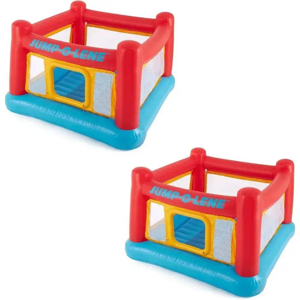 Durable Two Piece Inflatable Playhouse Castle Bouncer For Kids - ToylandEU