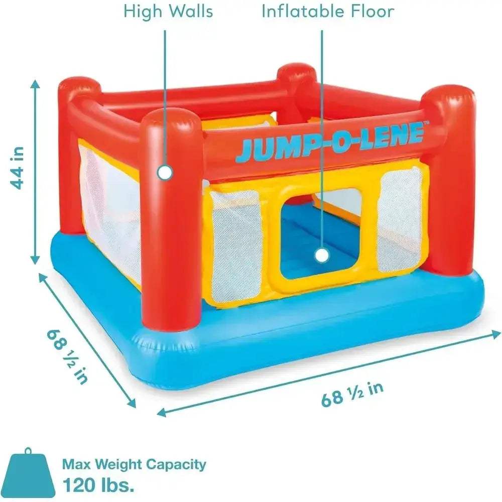 Durable Two Piece Inflatable Playhouse Castle Bouncer For Kids - ToylandEU