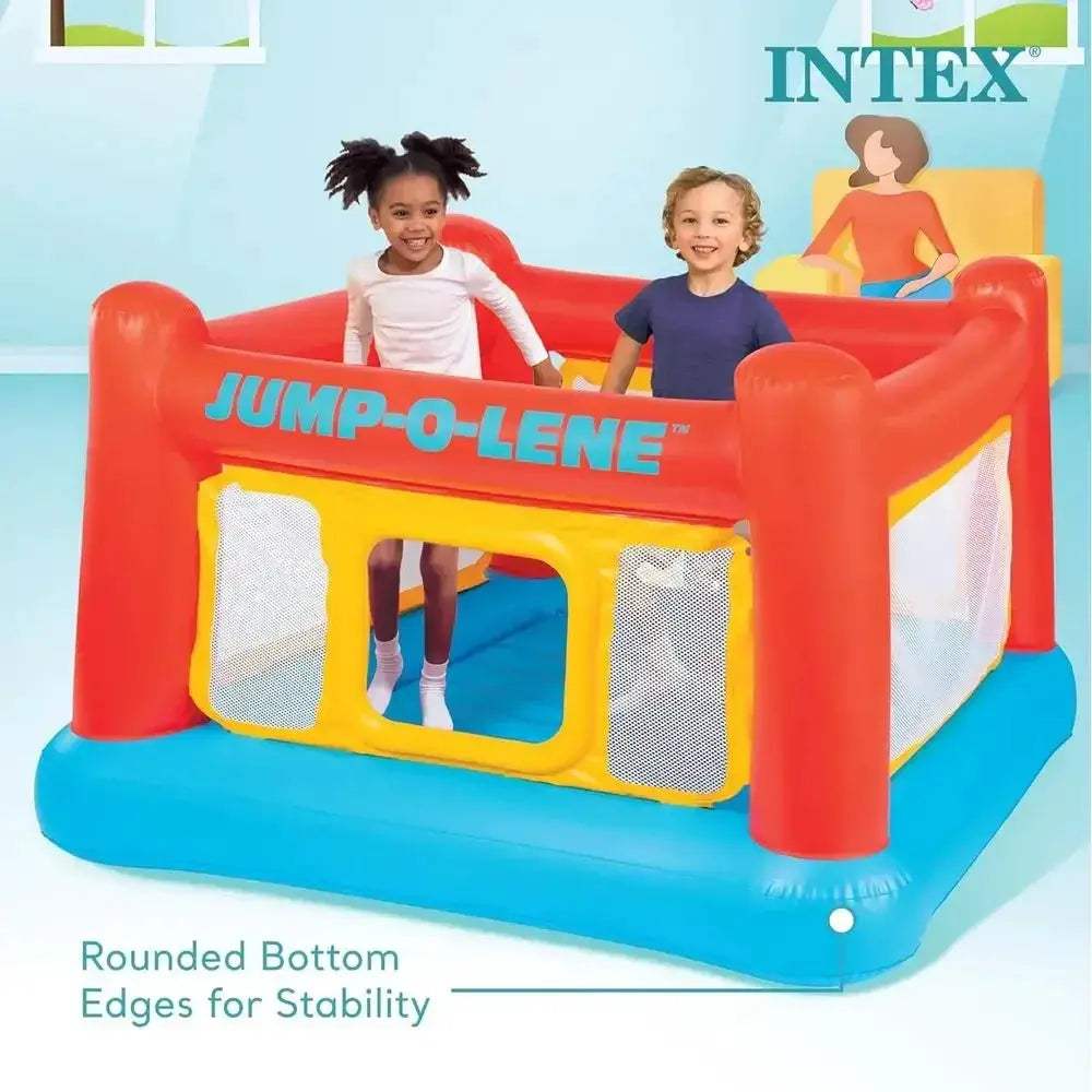 Durable Two Piece Inflatable Playhouse Castle Bouncer For Kids - ToylandEU