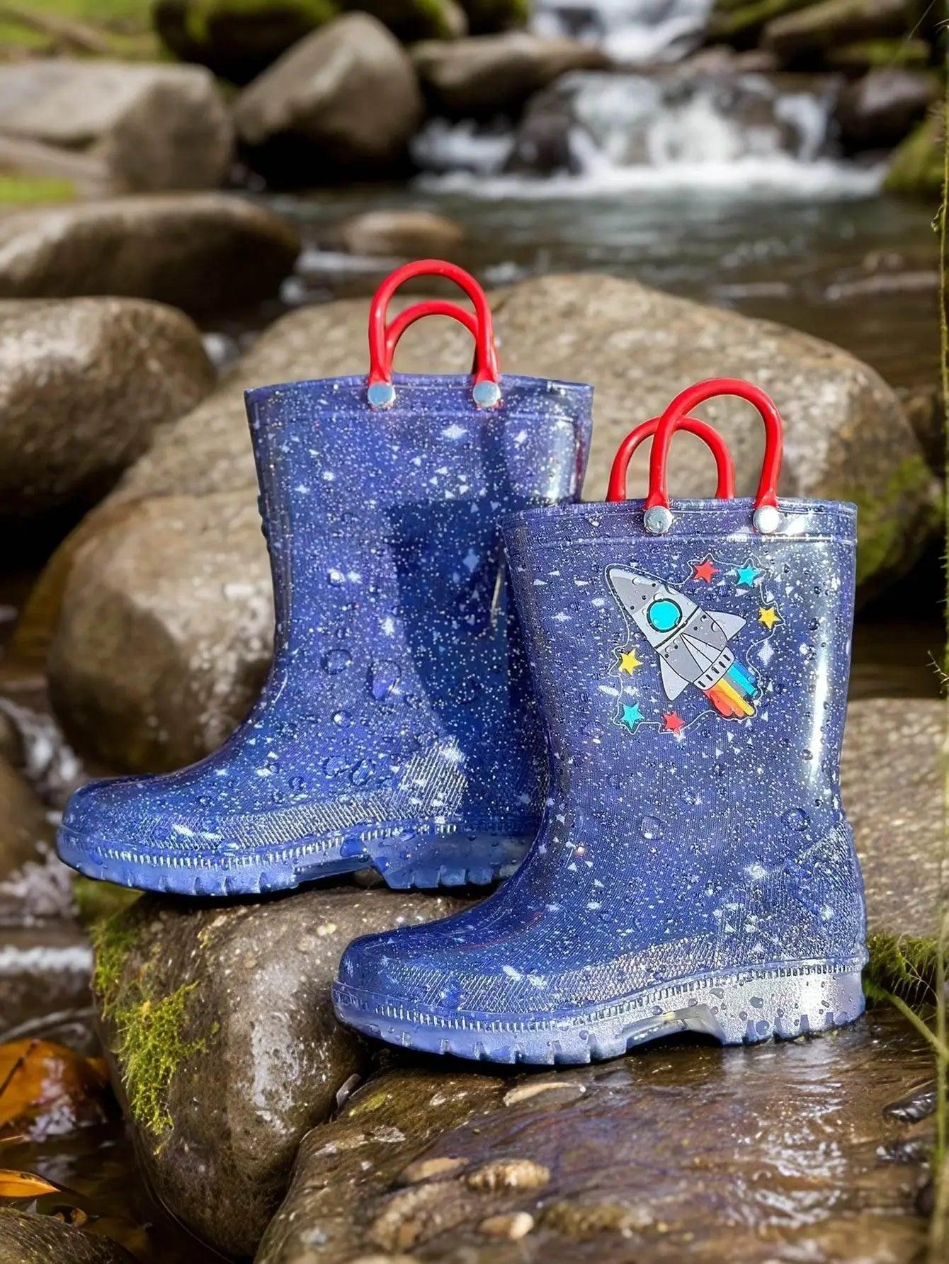  Durable Waterproof Kids Rain Boots - Easy Carry Design Toyland EU -  ToylandEU™