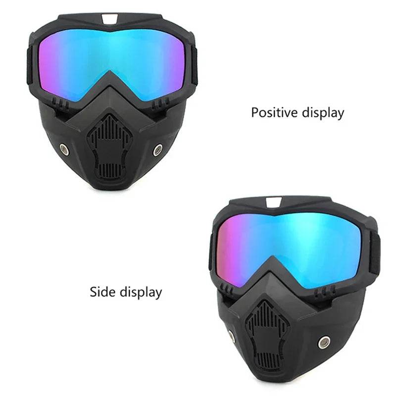 Dustproof Motocross Glasses Adjustable Motorcycle Goggles Breathable Full Face Protective Motorbike Dirt Bike Off Road Mask - ToylandEU