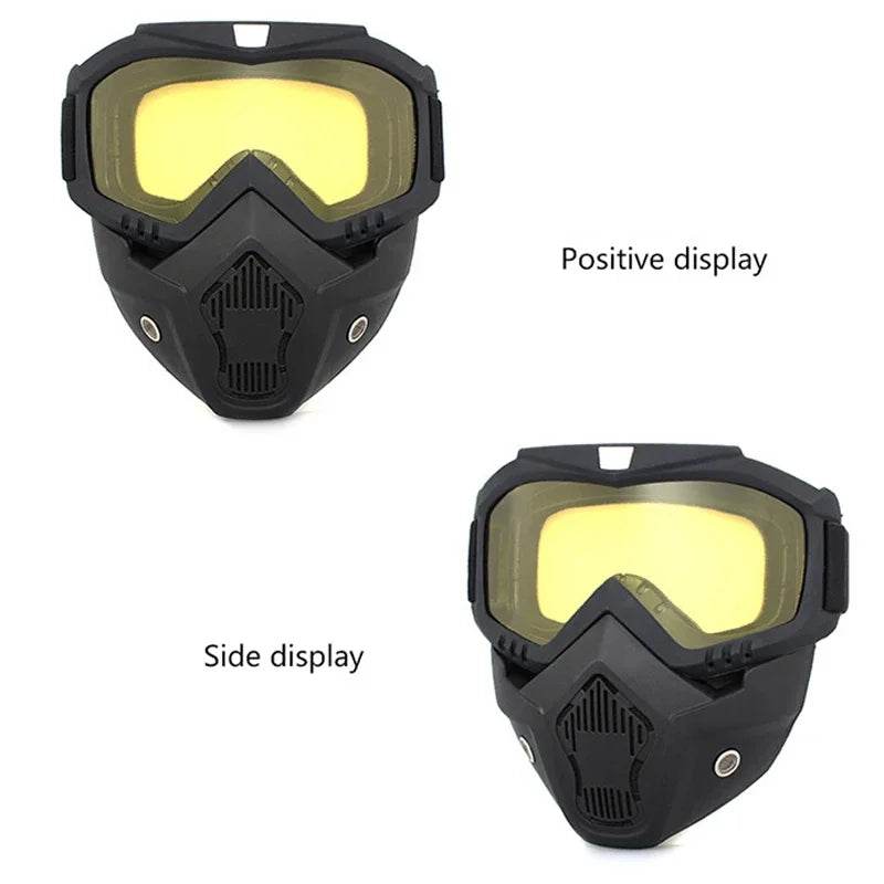 Dustproof Motocross Glasses Adjustable Motorcycle Goggles Breathable Full Face Protective Motorbike Dirt Bike Off Road Mask - ToylandEU