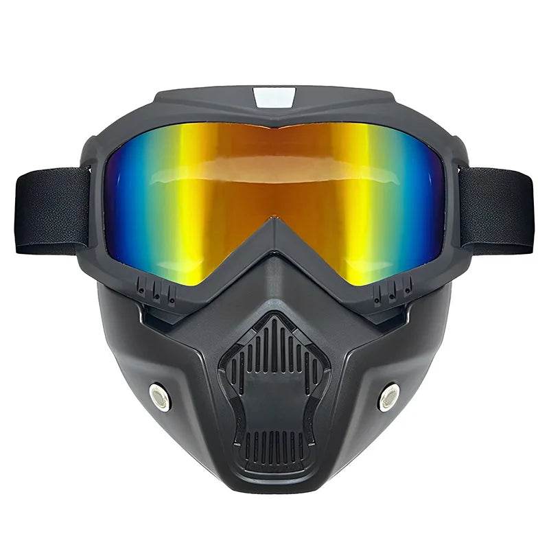 Dustproof Motocross Glasses Adjustable Motorcycle Goggles Breathable Full Face Protective Motorbike Dirt Bike Off Road Mask - ToylandEU