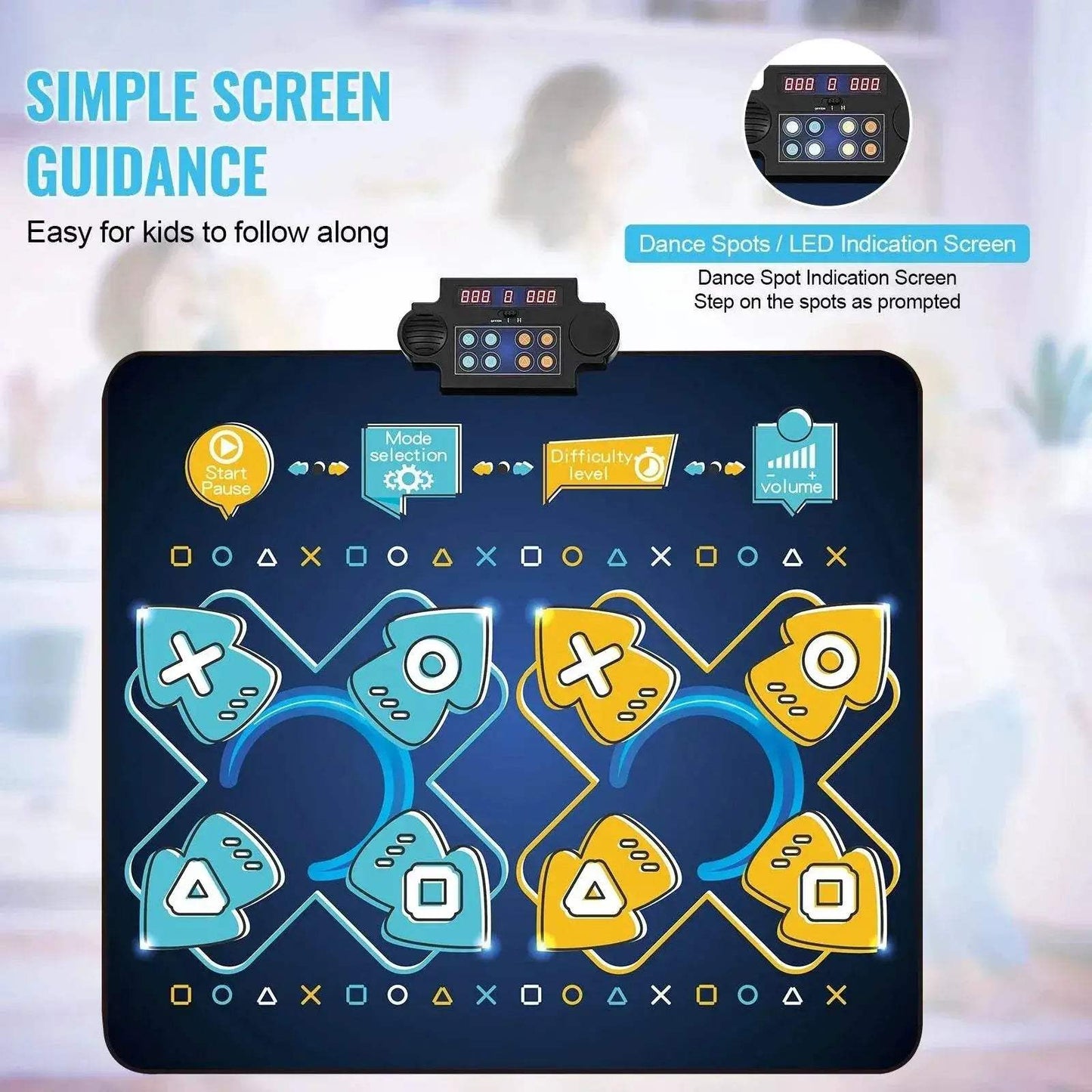  Dynamic 8 Button Dance Mat Educational Toy Toyland EU -  ToylandEU™