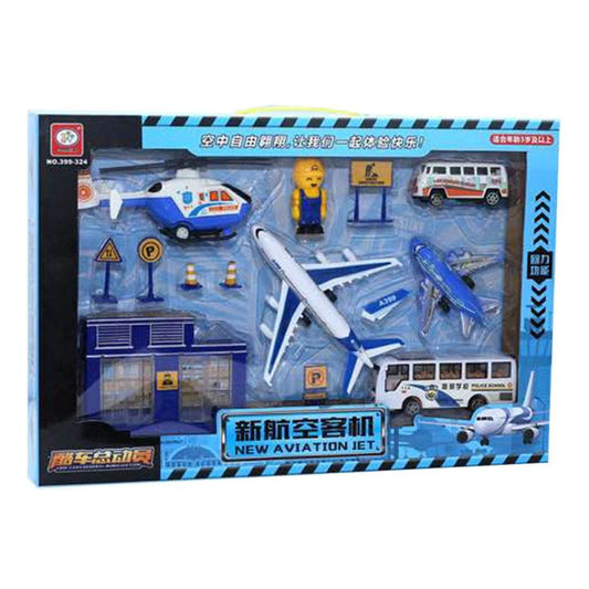 Dynamic Kids' Vehicle Adventure Set: Fire Truck, Police Car & More! - ToylandEU