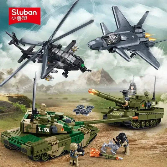 Dynamic Military Bricks Block Set 2in1 Toyland EU -  ToylandEU™