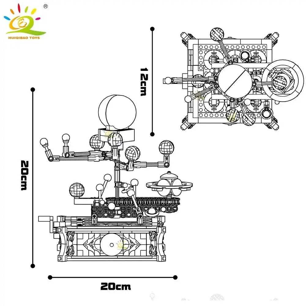  Dynamic Solar Orbit Model 8 Piece Block Set Toyland EU -  ToylandEU™